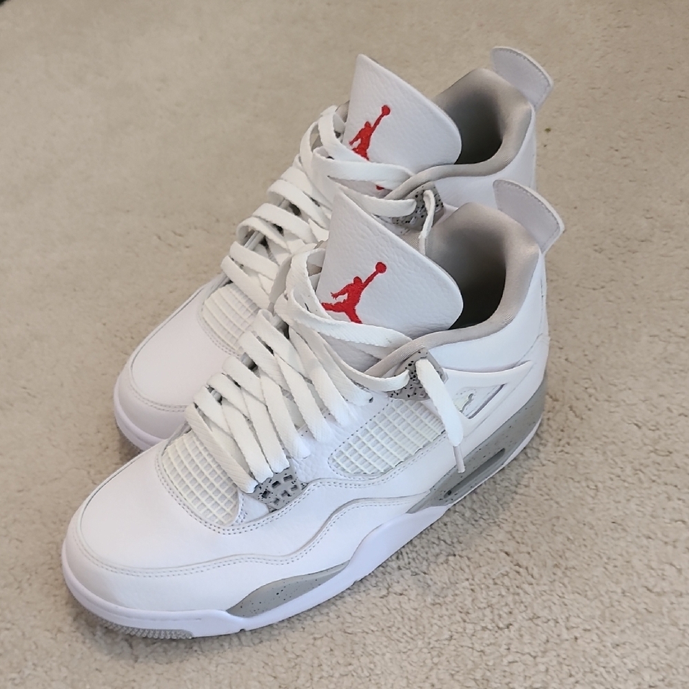 White and Gray Men's Sneakers - Picture 2 of 3